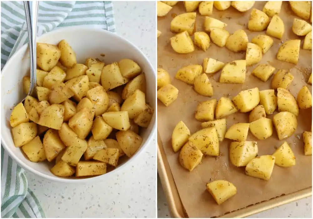 Oven Roasted Potatoes Recipe | Small Town Woman