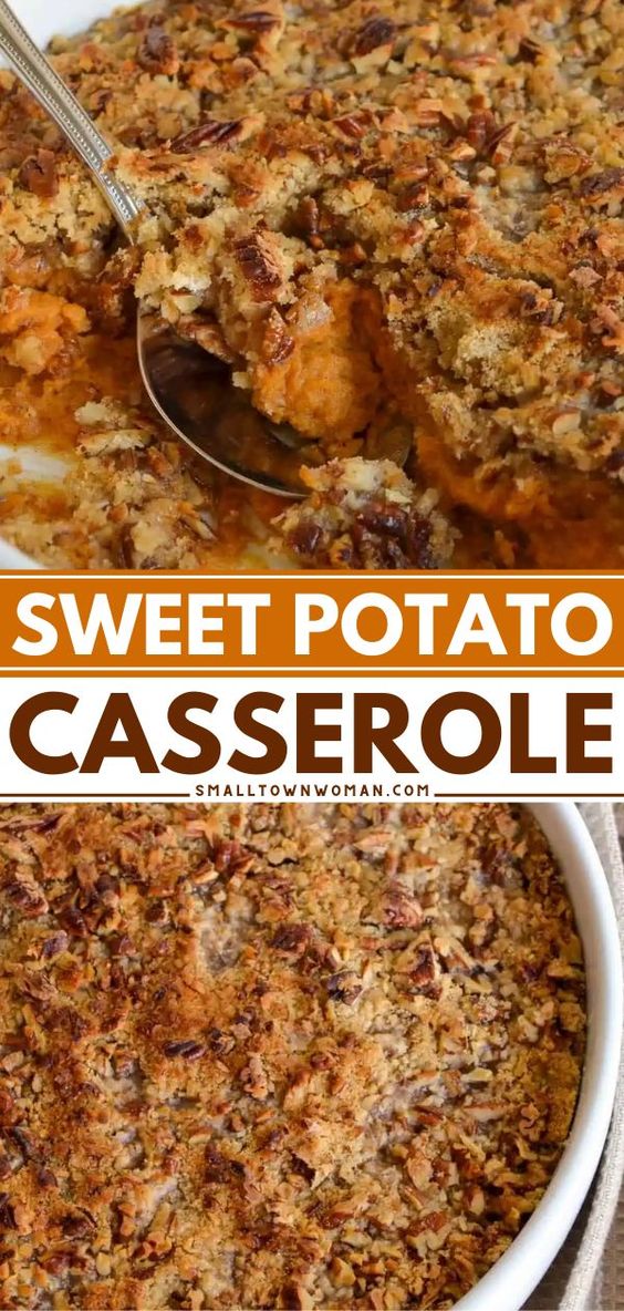 Sweet Potato Casserole Recipe | Small Town Woman