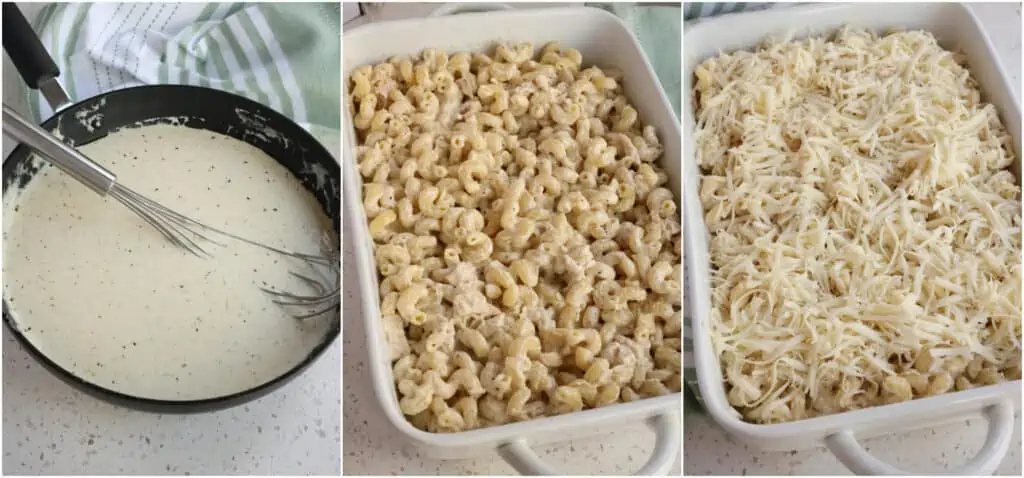 How to make Chicken Alfredo Bake