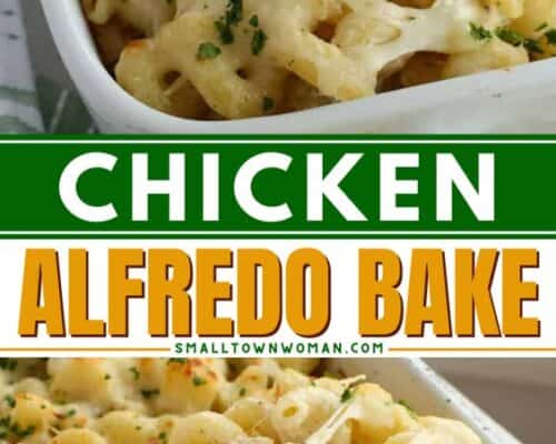 Chicken Alfredo Pasta Bake