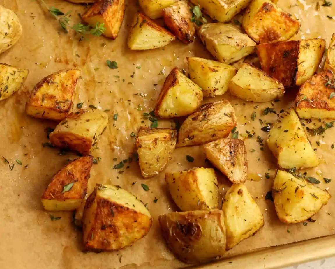 Oven Roasted Potatoes Recipe | Small Town Woman