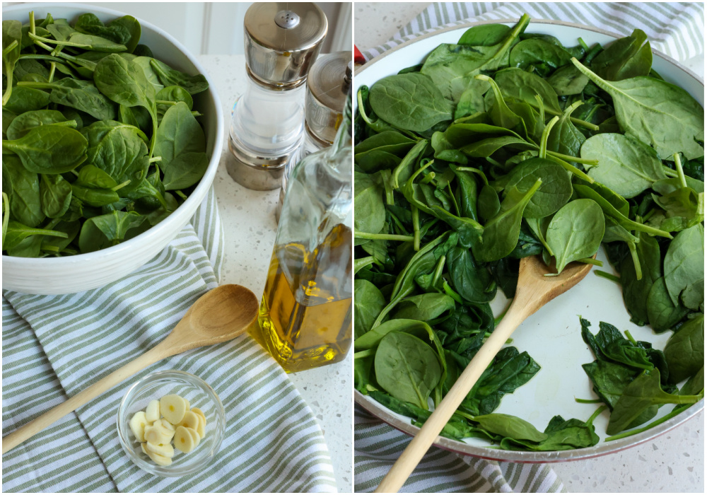 Easy Sautéed Spinach Recipe | Small Town Woman