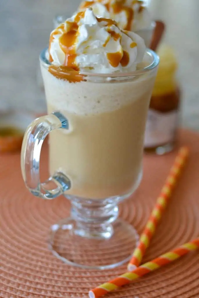 Make this delectable five-minute Caramel Frappuccino and skip those long coffee lines. 