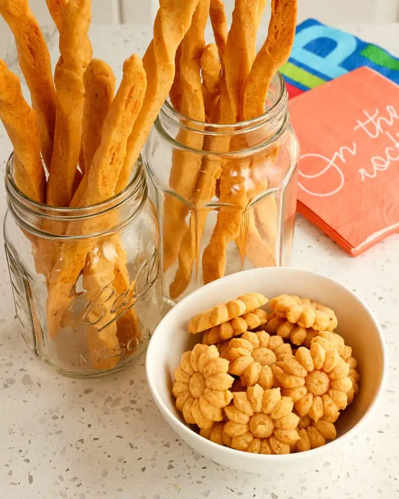 Homemade Cheese Straws are made with eight simple ingredients, most of which you may already have on hand. 
