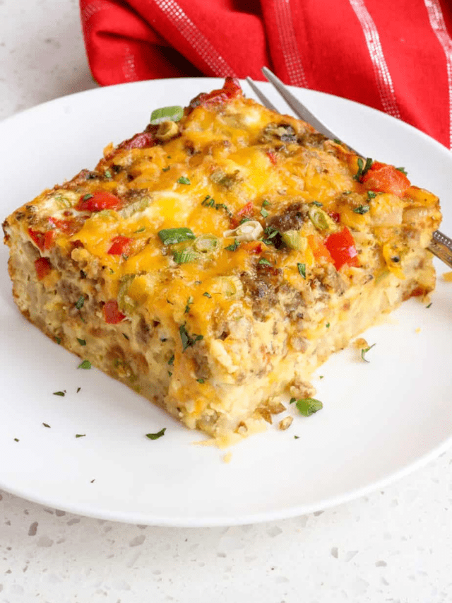 Hashbrown Breakfast Casserole Small Town Woman