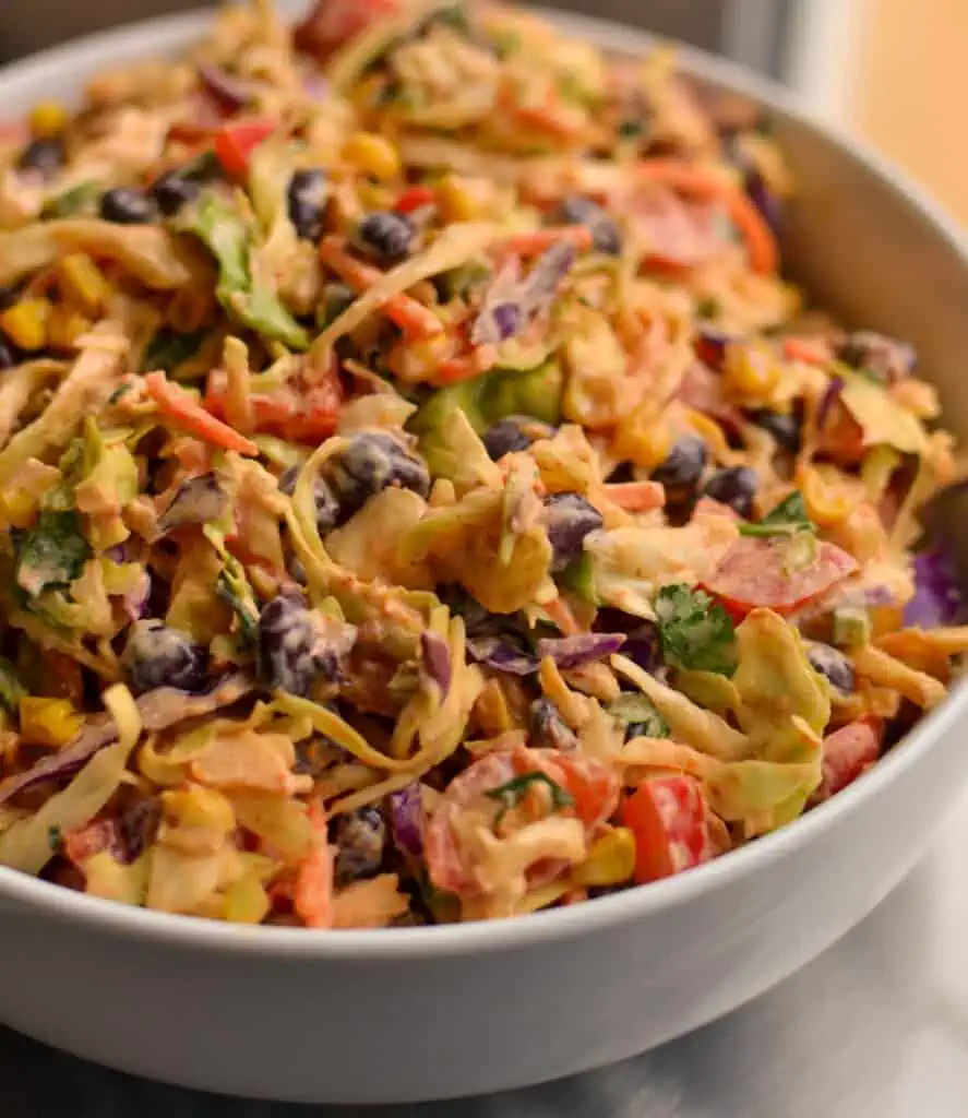 Easy Mexican Coleslaw by Small Town Woman