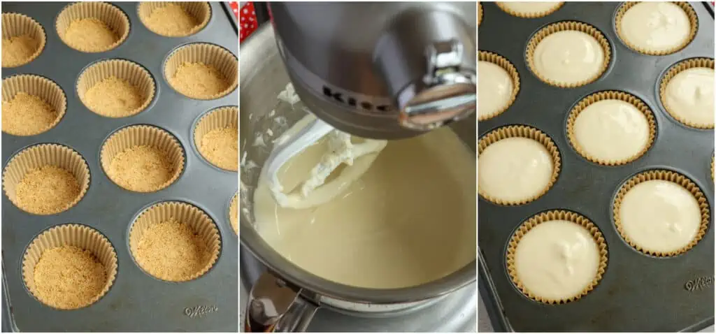 How to make Mini Cheesecakes