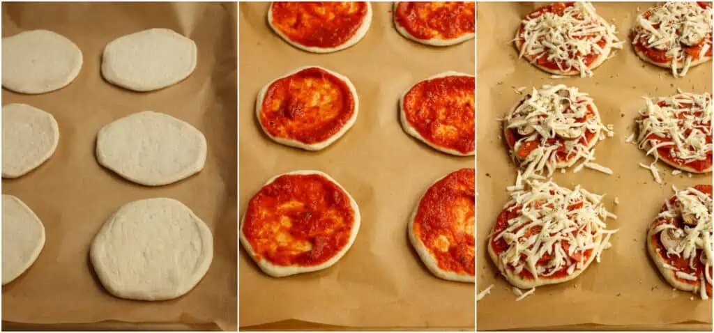 How to make mini pizzas