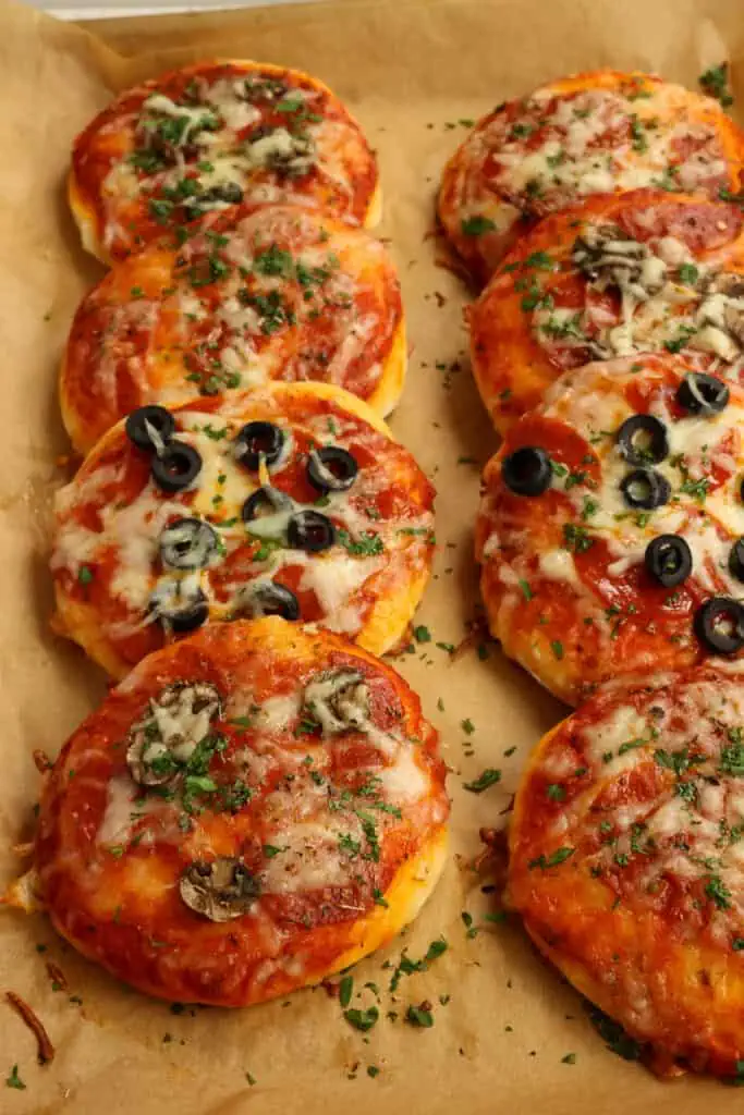 Enjoy these quick and easy mini pizzas with all your favorite toppings. 