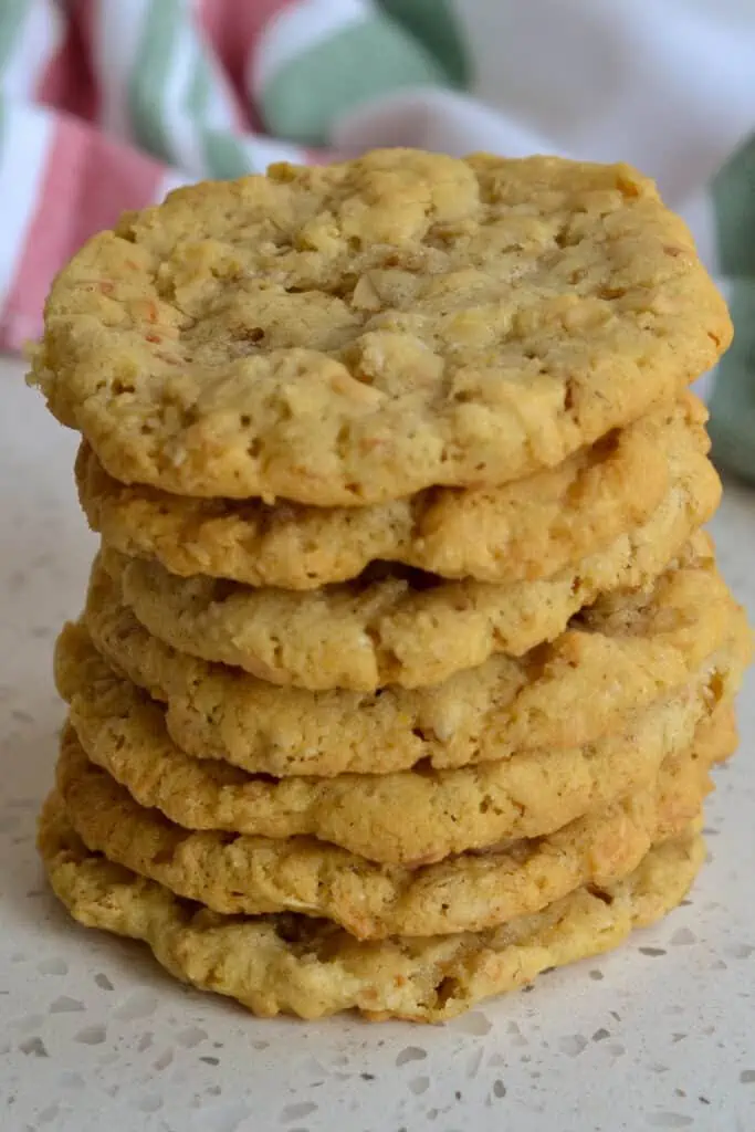 These delectable coconut oatmeal cookies are crispy on the outside and soft and chewy on the inside. For soft and chewy cookies, bake for 10 minutes for extra crispy dunk-able cookies, bake for 14 min