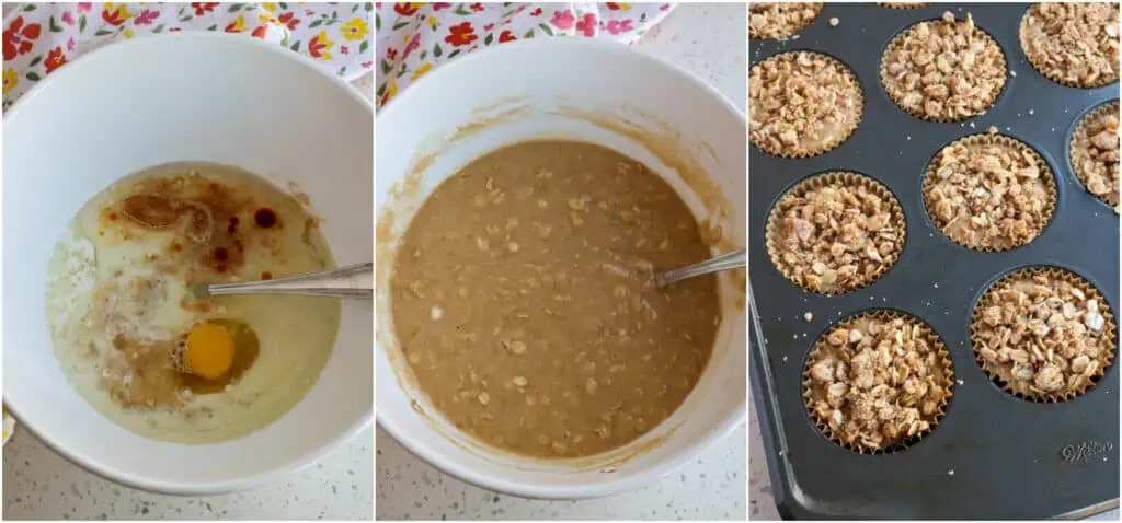 How to make Banana Oatmeal Muffins
