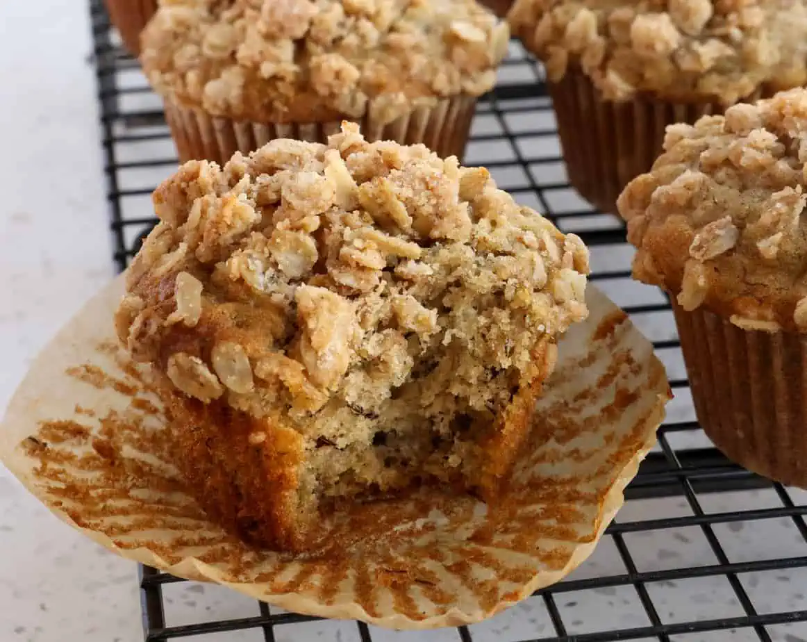 Banana Oatmeal Muffins