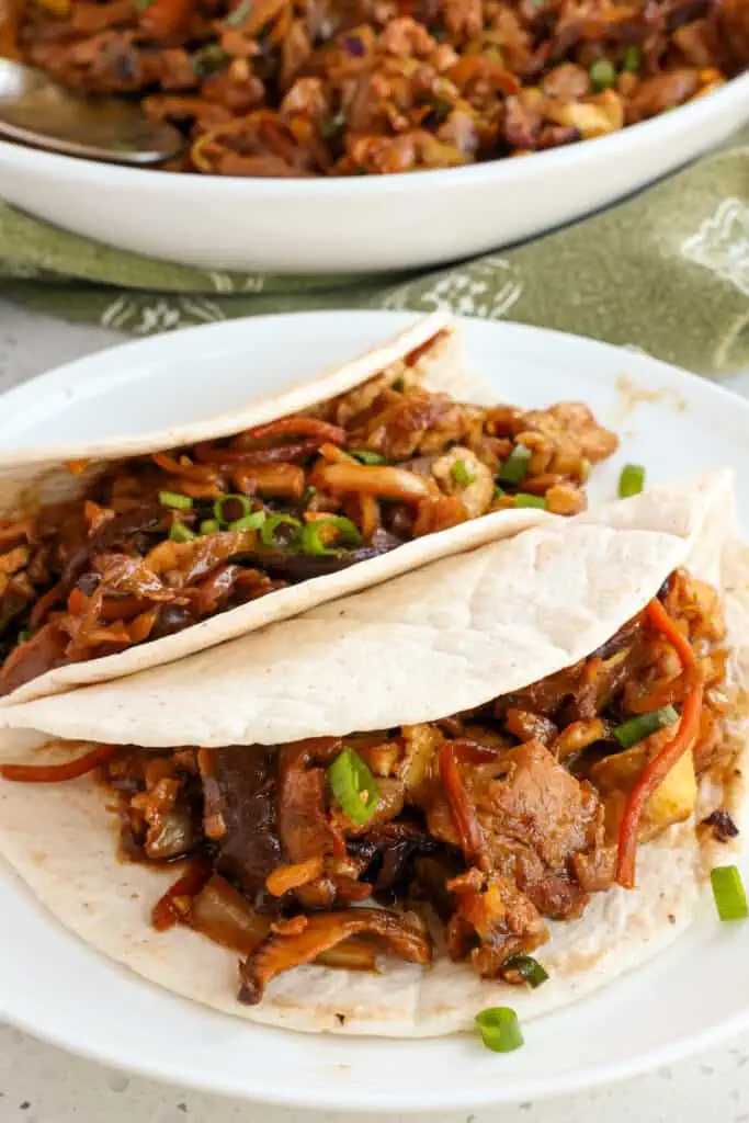 This traditional Moo Shu Pork recipe is so much better than takeout and easily made at home. 