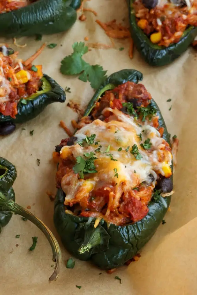 These stuffed peppers are so flavor-packed and easy to prep. 