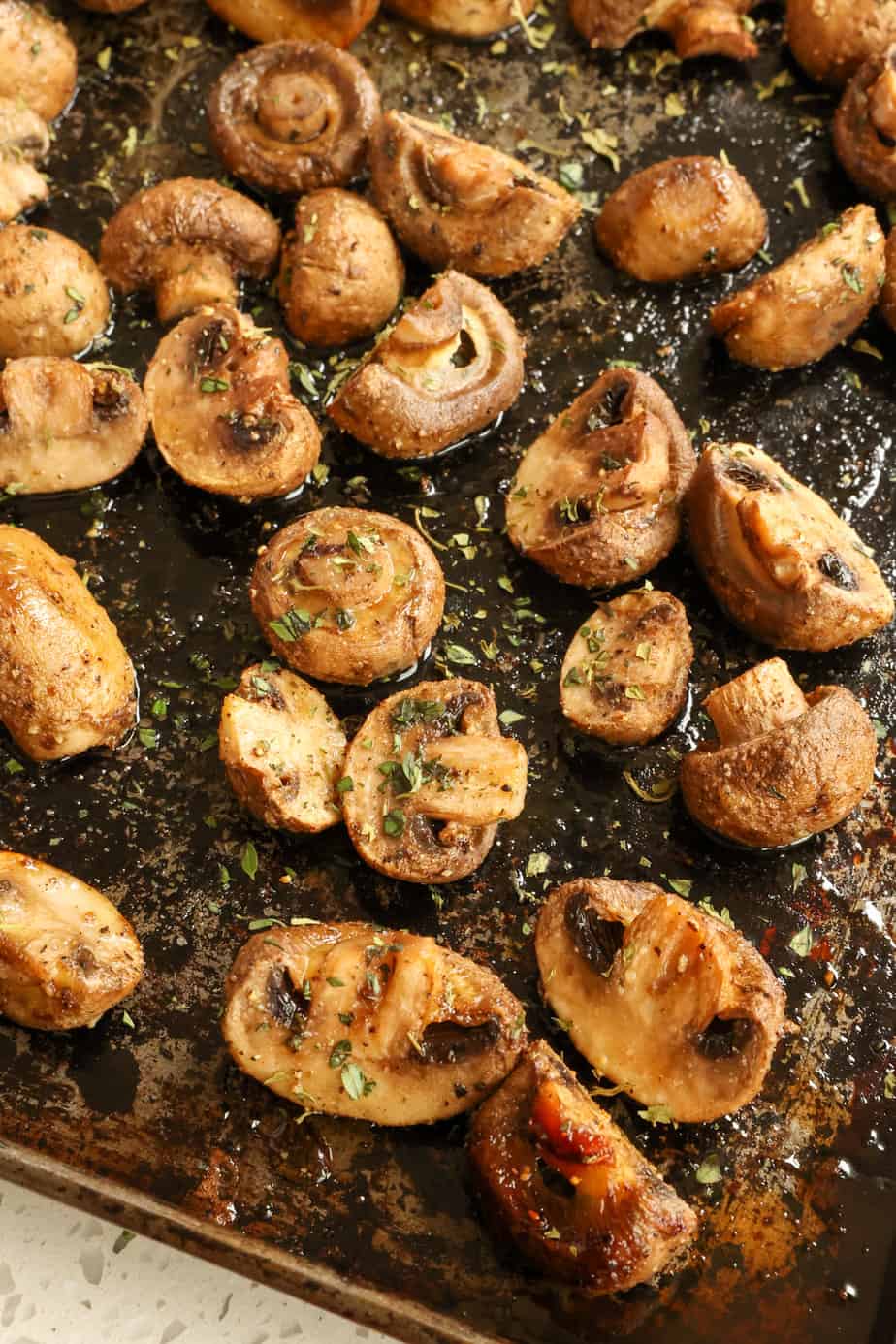 Roasted Mushrooms Recipe | Small Town Woman