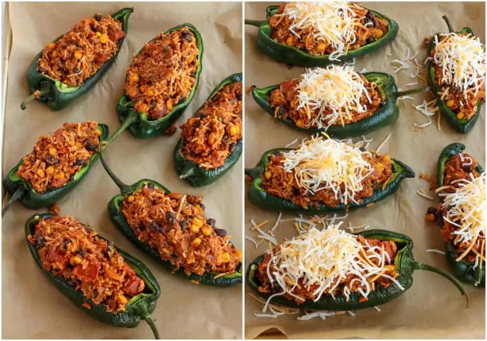 How to make Stuffed Poblano Peppers