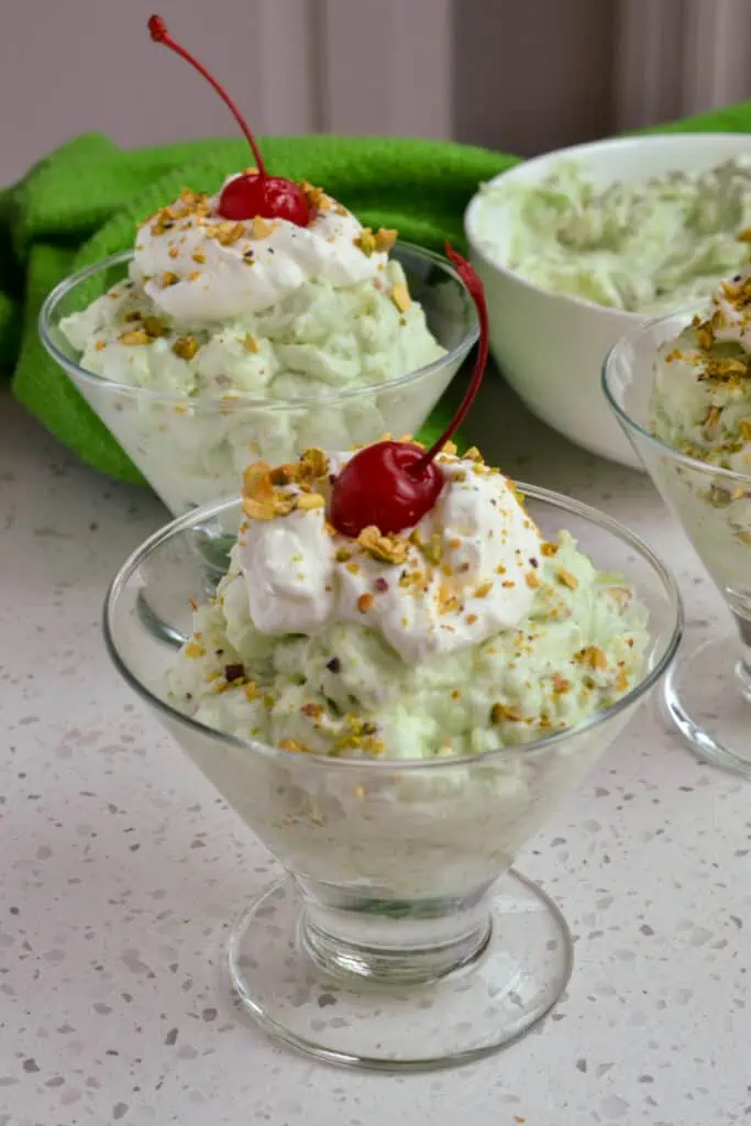 It is the perfect side dish or dessert salad for those freshly grilled spring and summer meals. 