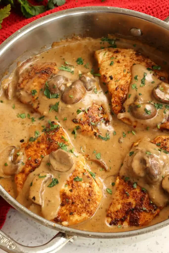 Enjoy this flavorful Cajun Chicken dish over rice, pasta, mashed potatoes, or zoodles for a low-carb option. 