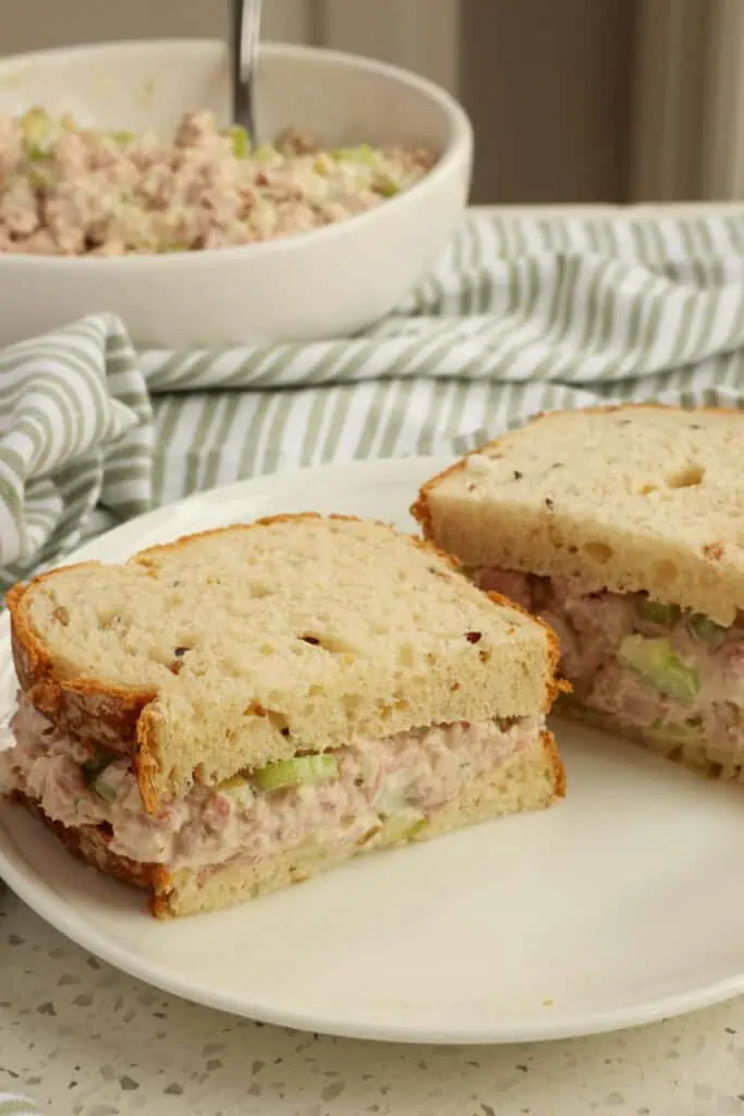 Serve this classic ham salad for an Easter or Christmas brunch. Or spread it on slider buns for the kids.