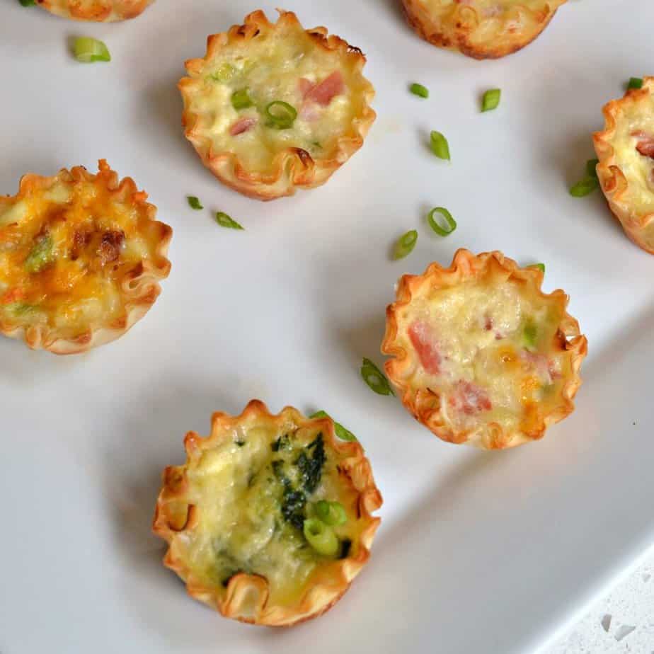 This easy mini quiche recipe comes together quickly using mini phyllo shells and an assortment of simple ingredients that you may have on hand.