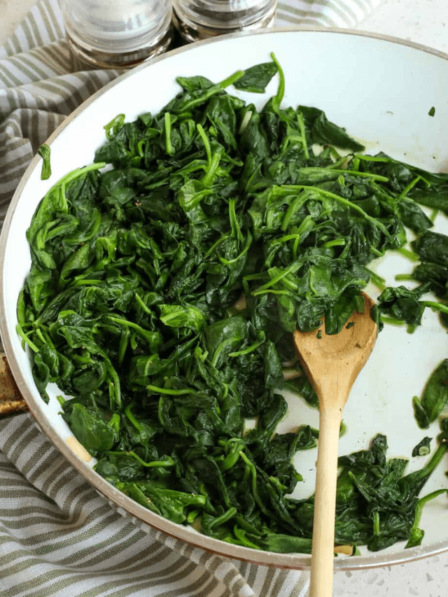 Sautéed Spinach Small Town Woman