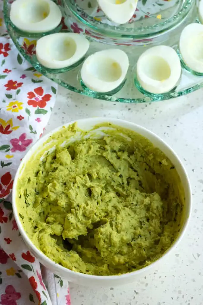 How to make Avocado Deviled Eggs