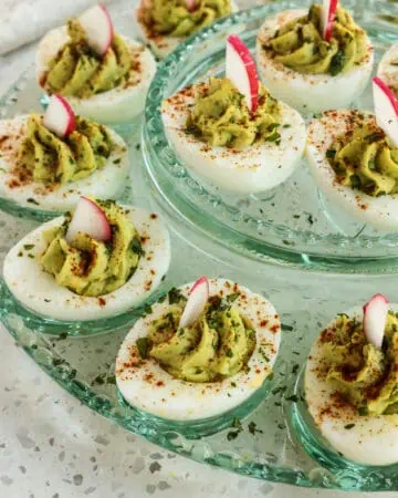 Avocado Deviled Eggs