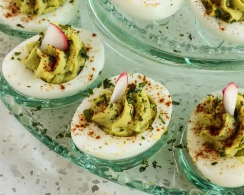 Avocado Deviled Eggs
