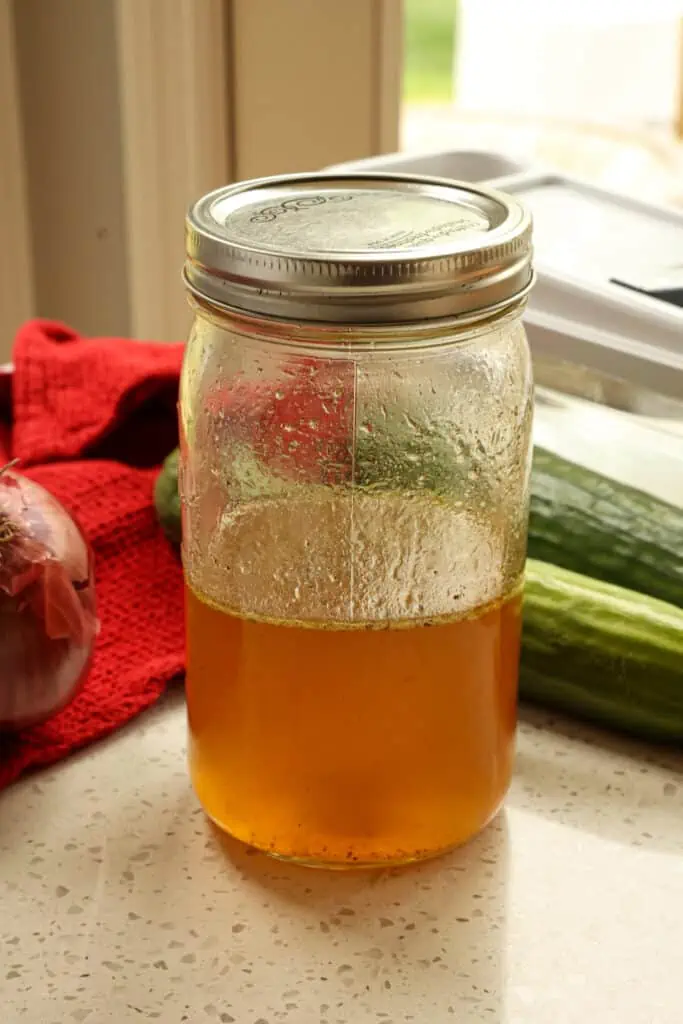 How do you make marinated cucumber salad