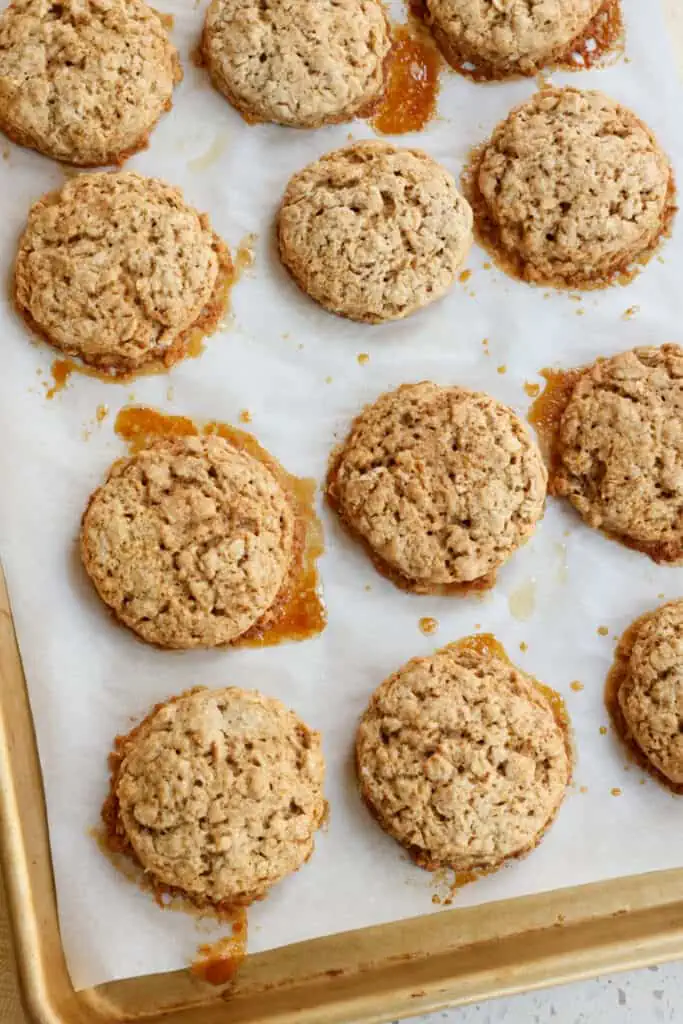 Bake the Oatmeal Biscuits for 15 - 20 minutes or until light golden brown.