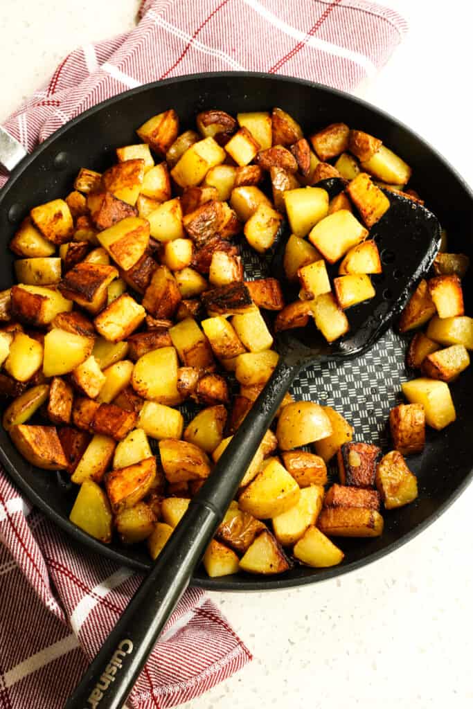 With just the right amount and balance of herbs and spices, these potatoes will become one of your favorite side dishes.