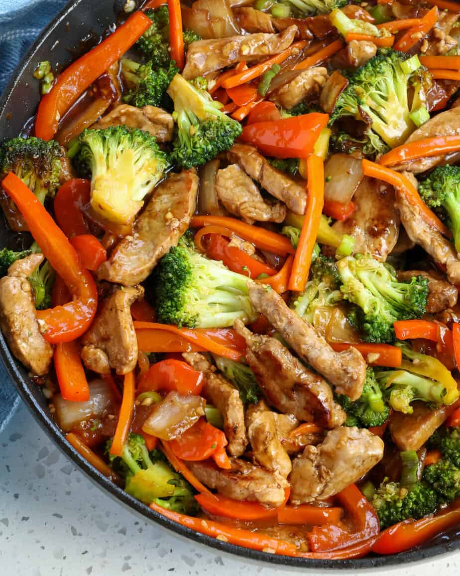 Quick and Easy Orange Pork Chop Stir-Fry Recipe