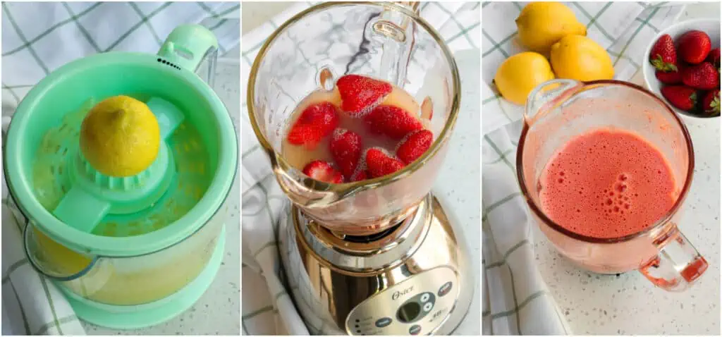 How to make strawberry lemonade