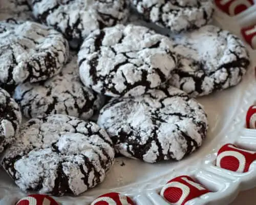 Chocolate Crinkle Cookies