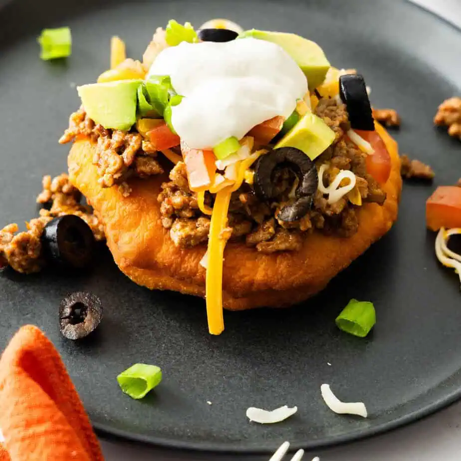 Fry bread and navajo tacos