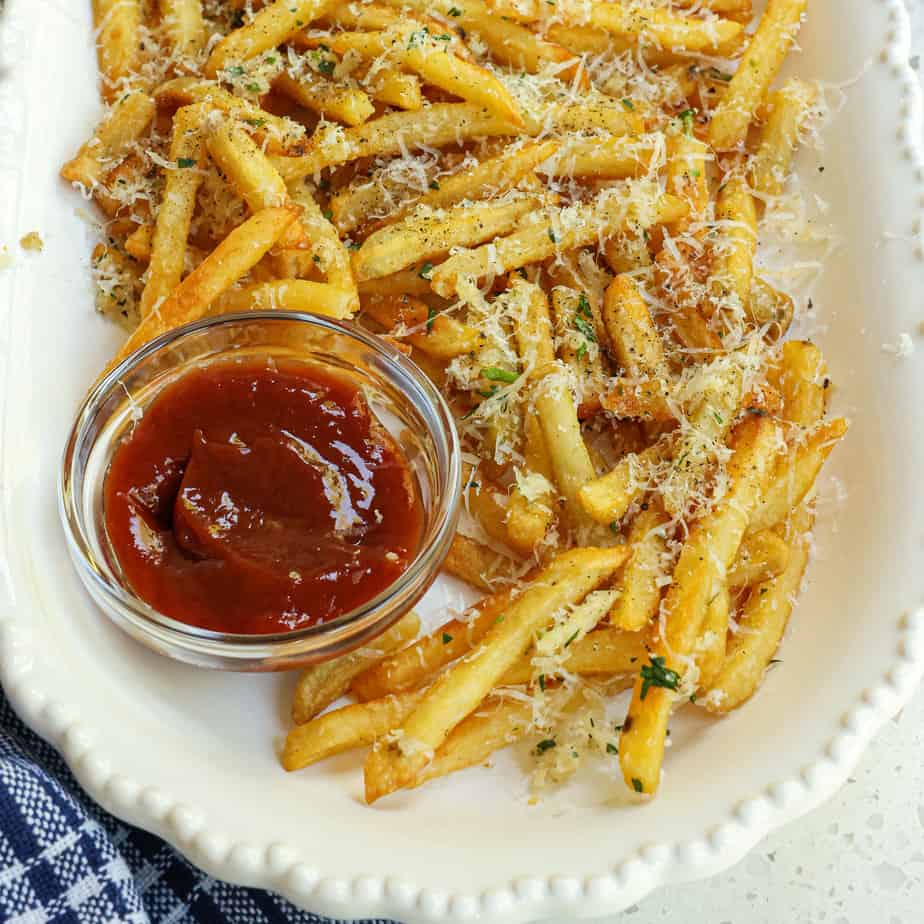 Garlic Parmesan Fries Small Town Woman