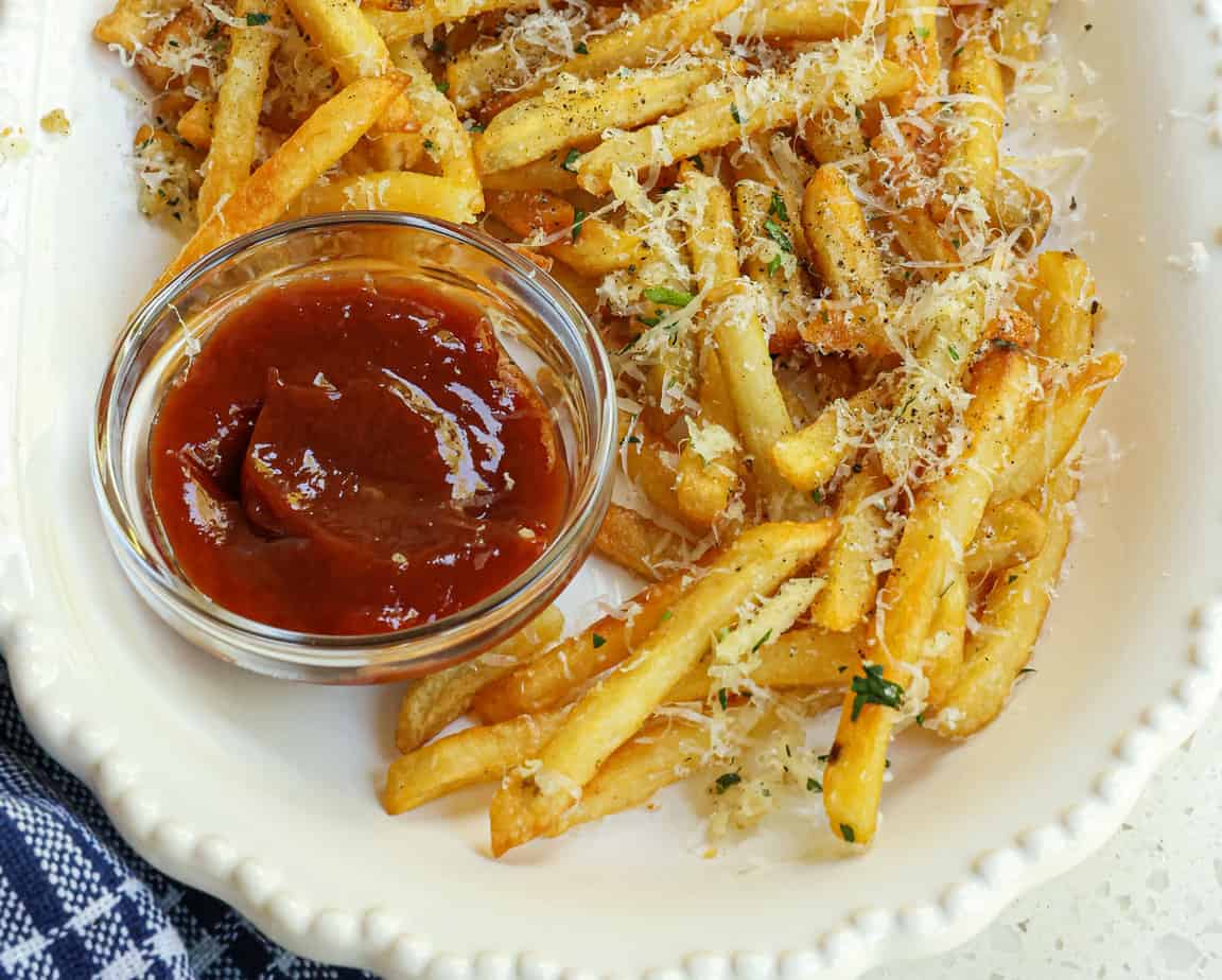 Garlic Parmesan Fries Small Town Woman