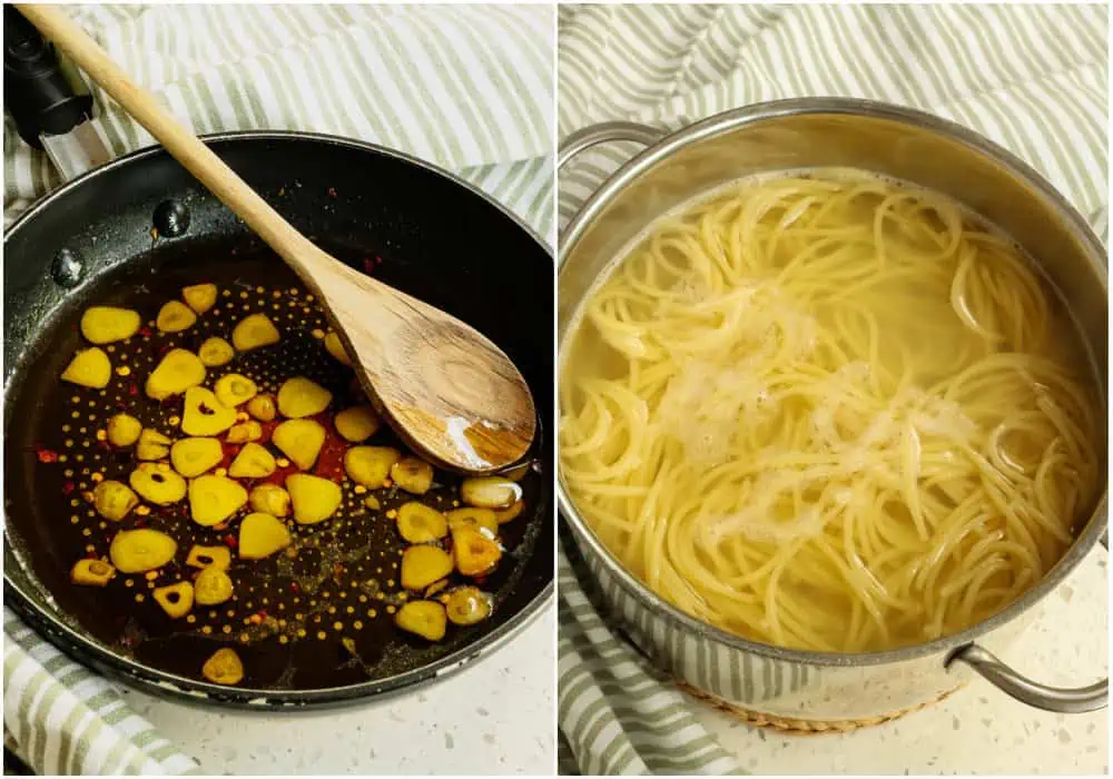 How to make Garlic Pasta