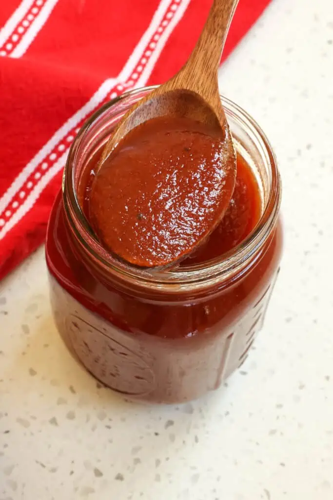 Skip the preservatives, additives, and corn syrup and make this fantastic homemade barbecue sauce in less than 15 minutes.