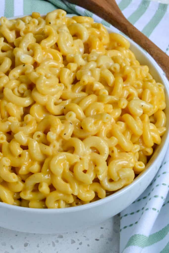 Skip the boxed mac and cheese and treat yourself to the real deal. mac and cheese in not time at all.