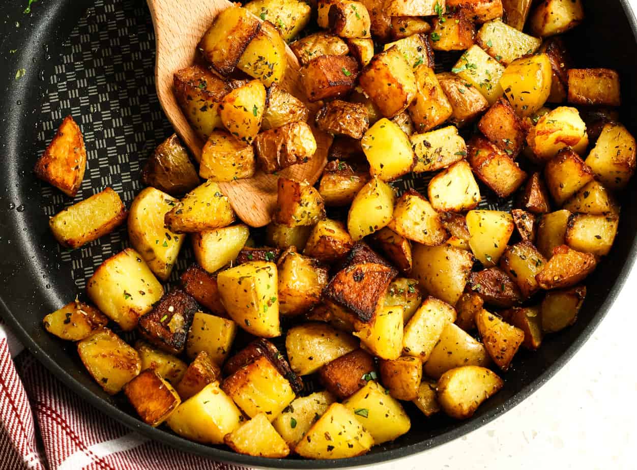 Easy Pan Fried Potatoes