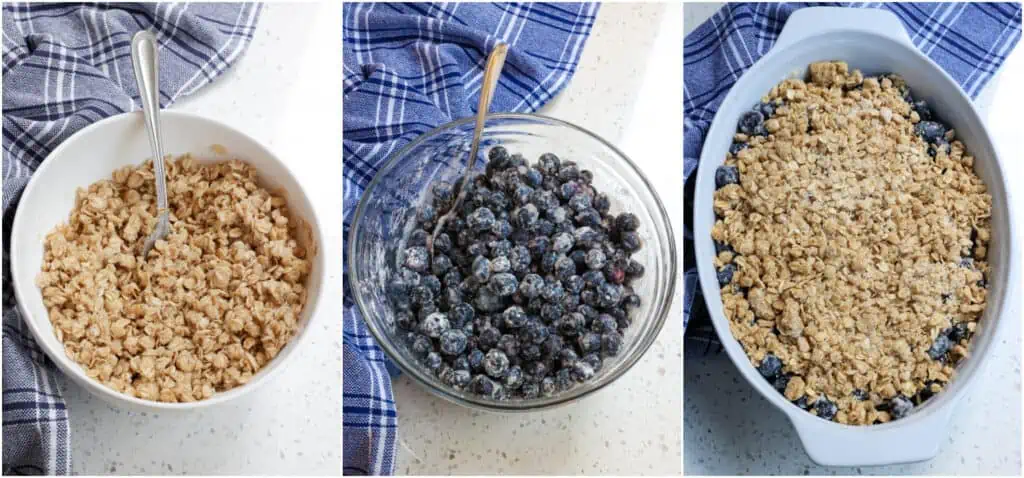 how to make blueberry crisp