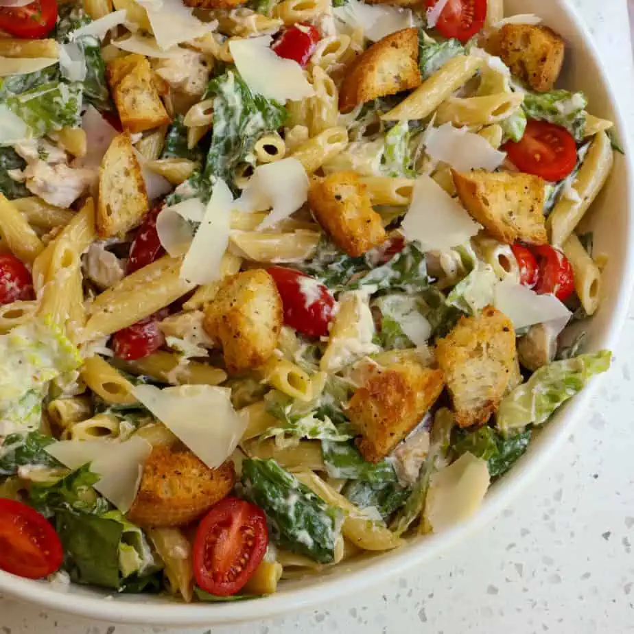 Chicken Caesar Pasta Salad