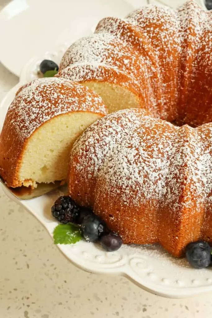 If fabulous pound cake is your thing, this one is a must-try and easy enough to make during the week. 