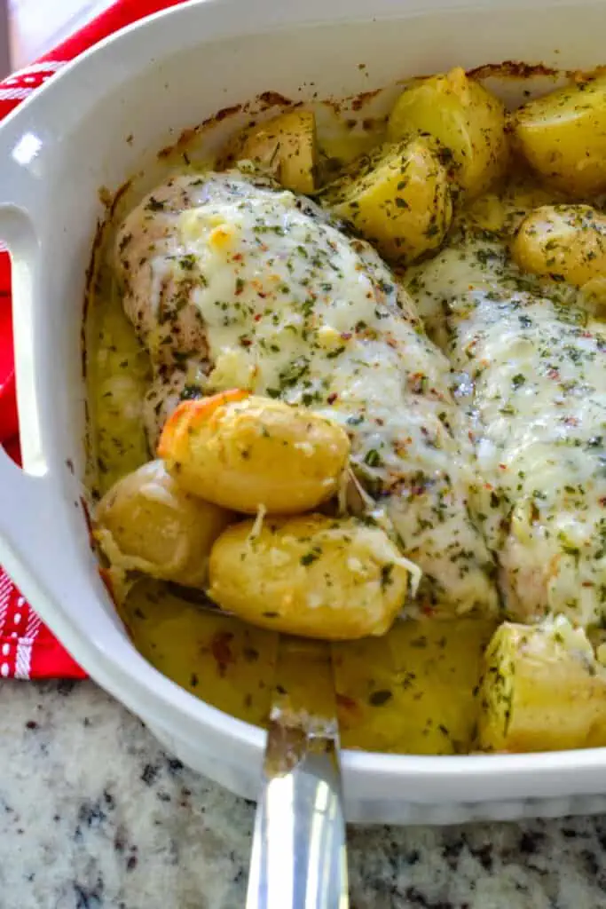 This garlic butter chicken is so moist, tender, and flavorful. 