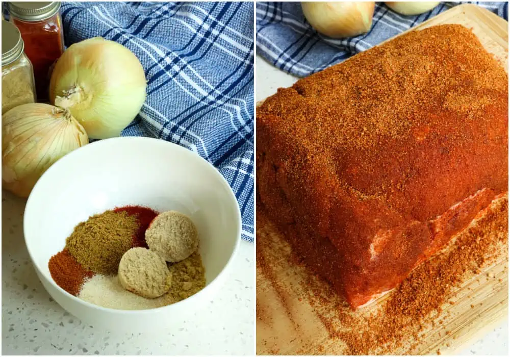 How to make the rub for Crock Pot Pulled Pork