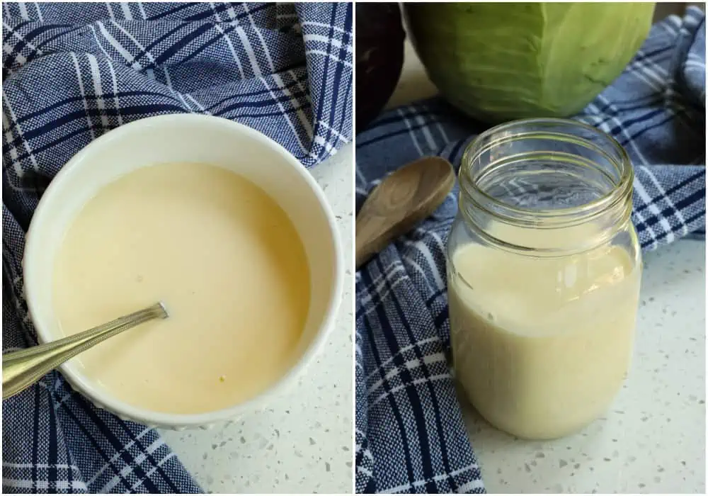 How to make creamy coleslaw dressing