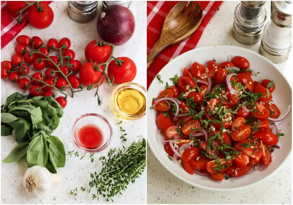 How to make tomato salad