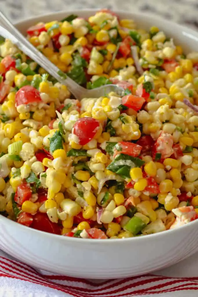 This corn salad is the perfect side dish for so many main courses.