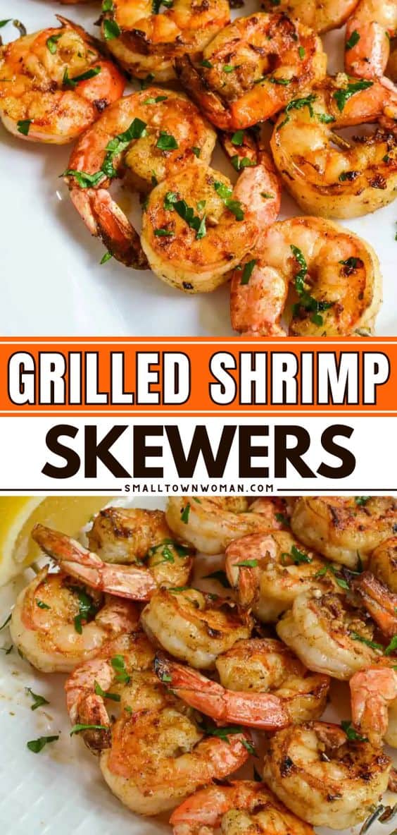 Marinated Grilled Shrimp Skewers